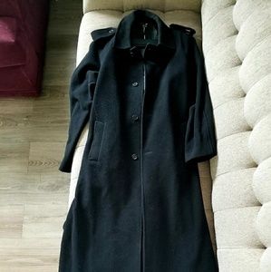 Black Zara overcoat